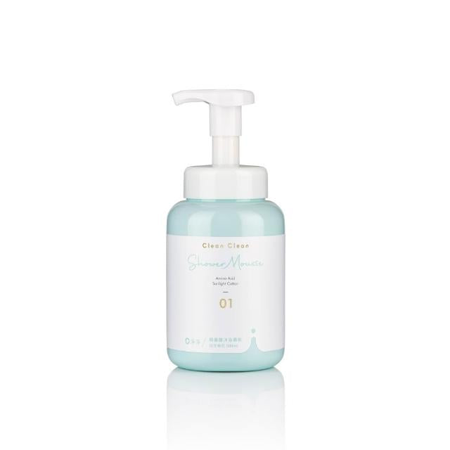 【淨淨】胺基酸沐浴慕斯：日光棉花 600ml (下單後3-5個工作天出貨)