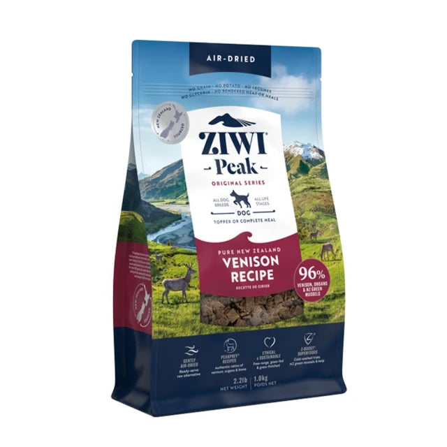 【ZIWI 巔峰】經典系列96%鮮肉狗糧-鹿肉 1kg (下單後3-5個工作天出貨)