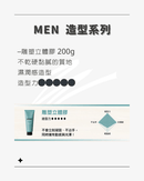 MEN造型系列雕塑立體膠200g，霧面質地不乾硬黏膩.