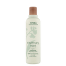AVEDA薄荷迷迭香潤髮乳250ml白色瓶身綠葉圖案棕色瓶蓋.