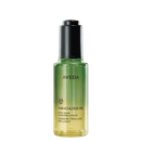 AVEDA綠色漸層玻璃瓶純香奇蹟光澤護髮油，黑色按壓蓋，50ml.