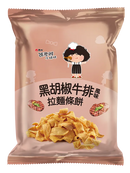 【維力】張君雅小妹妹 黑胡椒牛排拉麵條餅 65g (下單後2-3個工作天出貨)