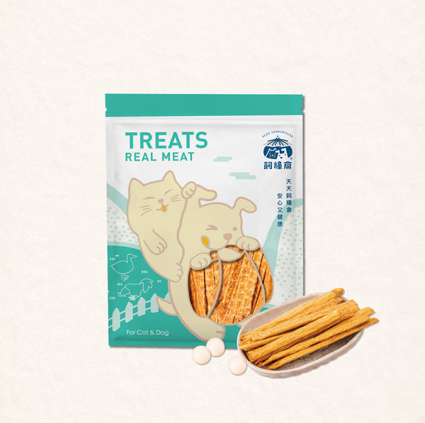 【飼糧倉】鱉蛋雞肉條 100g(下單後5-7個工作天出貨)