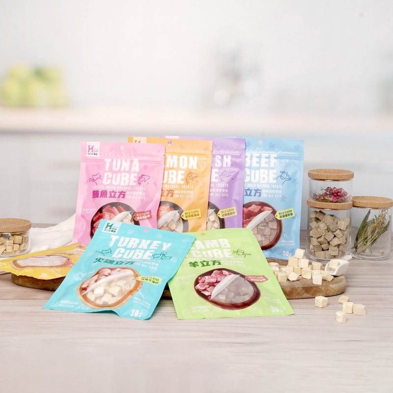 【Hyperr超躍】貓咪立方凍乾零食 30g (下單後3-5個工作天出貨)