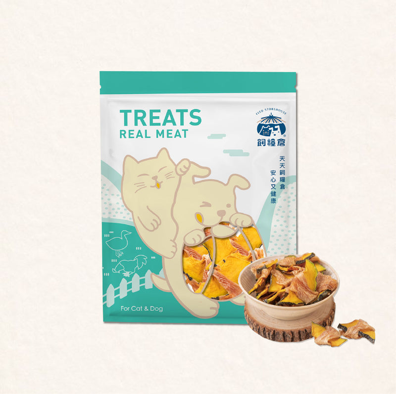 【飼糧倉】南瓜雞肉捲 50g(下單後5-7個工作天出貨)