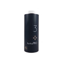 黑色啞光圓柱髮膜瓶身，標示Purifica PRO3及白色數字3.