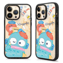 Sanrio三麗鷗Hangyodon人魚漢頓水怪藍色趣味插畫磁吸iPhone手機殼.