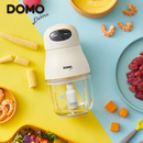 【DOMO】 多功能無線調理玻璃杯攪拌機/絞肉機/寶寶副食/醬料製作 (DO-CR306純淨白)