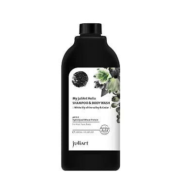 【Juliart 覺亞】三合一洗髮沐浴露－白鈴蘭與雪松 1000ml (下單後3-5個工作天出貨)