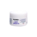 歌薇柔感60秒髮膜，白色圓形罐，紫色JUST SMOOTH字樣，200ml容量.