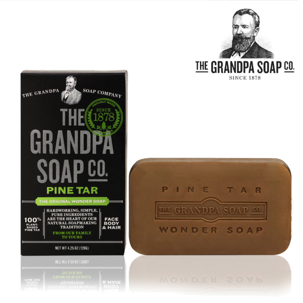 【Grandpa Soaps 神奇爺爺】 神奇妙松焦油護膚皂 4.25 oz (有效舒緩各種肌膚問題)