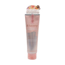 粉橘色蜂蜜亮澤柔順髮膜管裝，130克，包裝上帶有品牌與中文產品標示.