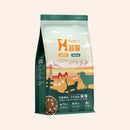 超躍犬貓無穀羊肉雞肉凍乾飼料2kg綠色包裝鄉村牧場風格圖案.