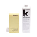 KEVIN MURPHY史密斯潤護250ml淡黃色瓶身與1000ml白色瓶身絲滑柔順護髮產品.
