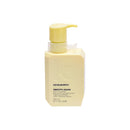 米黃色方形泵頭瓶身，KEVIN MURPHY品牌受損修復髮膜200ml.