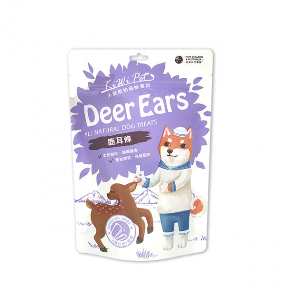 【KiWiPet】鹿耳條 60g (下單後3-5個工作天出貨)