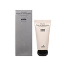 瓊崖海棠調色亮膚防曬乳，淺粉色軟管裝，SPF50+護膚品與灰色外盒.