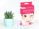 MAYSKIN優若美粉紅色包裝痘痘貼，薄透型混合包含24片1.2cm和9片1.5cm痘痘貼.