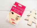 MAYSKIN優若美痘痘貼薄透型30片裝，粉紅白色包裝，顯示臉部示意圖.
