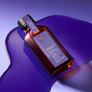 Moroccanoil紫色修護護髮油50ml，玻璃瓶裝，深紫色標籤設計.