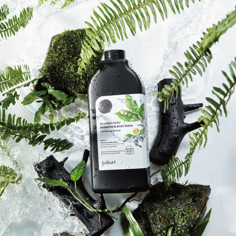 【Juliart 覺亞】三合一洗髮沐浴露－沁涼茶樹 1000ml (下單後3-5個工作天出貨)