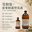 Oway 強韌修護浴髮乳，重點整理強化頭髮纖維、幫助抵禦外來刺激及令髮絲更顯強韌等核心修護優勢。