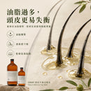 Oway 頭皮平衡浴髮乳說明油性頭皮容易出現油膩厚重感，日常洗護重點在於溫和清潔同時幫助平衡頭皮狀態。