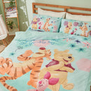 【Winnie the Pooh 小熊維尼】春芬趣 藍綠 - 薄被套/兩用被套 - Disney 迪士尼|台灣製造 台灣直送