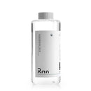 透明圓柱形塑膠瓶，白色簡約標籤，Ran品牌地板清潔劑500ml.