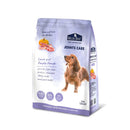 倍力S30低敏狗飼料羊肉南瓜關節保健配方1.5公斤包裝，淺紫色設計，配有小型犬插圖.