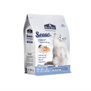 倍力SENSE貓飼料 3種魚與台灣鱉蛋配方 1.5公斤包裝，強調爆毛美膚效果.