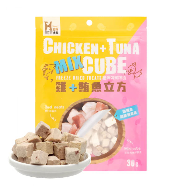 【Hyperr超躍】貓咪立方凍乾零食 30g (下單後3-5個工作天出貨)