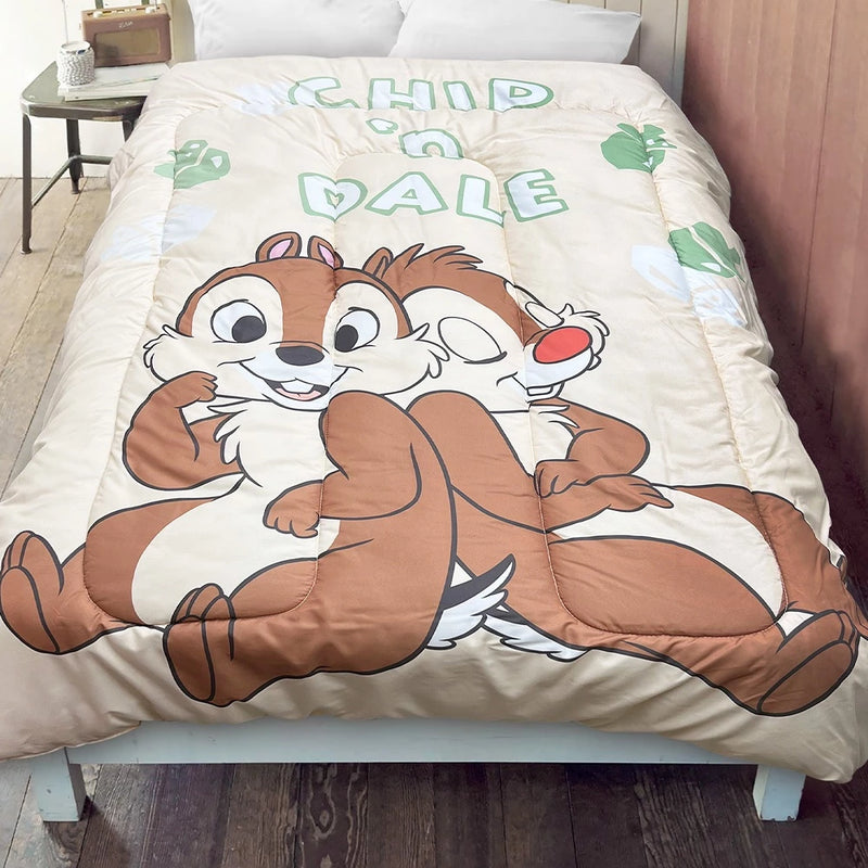 【Chip 'n' Dale 奇奇蒂蒂】石墨烯發熱抗菌保暖被 150x200cm-Disney 迪士尼|台灣製造 台灣直送