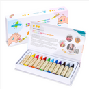 【Kidzcrayon】 大豆無毒蠟筆12色 兒童蠟筆 無毒蠟筆 MIT 台灣製造 (下單後5-7個工作天出貨)